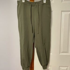 Green joggers